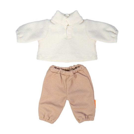 Cold-Weather Sweater and Pants Set for 15-Inch Dolls