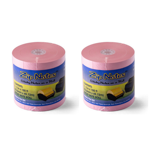 Pink Repositionable Note Refill Rolls, Pack of 2