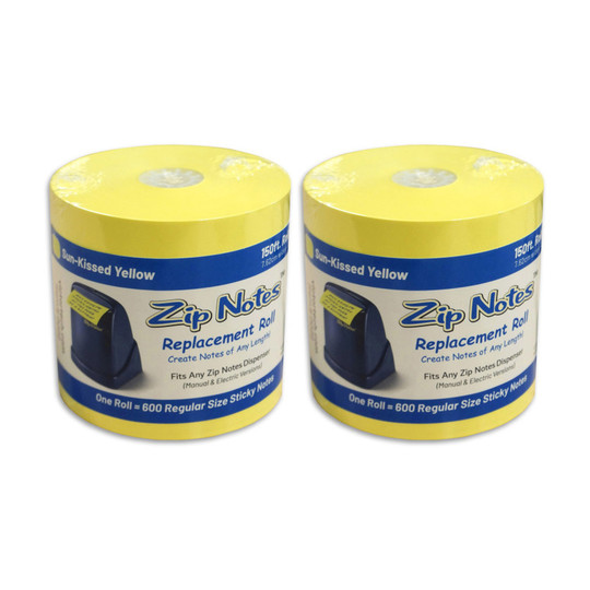 Yellow Zip Notes Refill Paper, Pack of 2