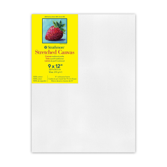 Traditional Stretched Artist Canvas, 9 x 12 in.