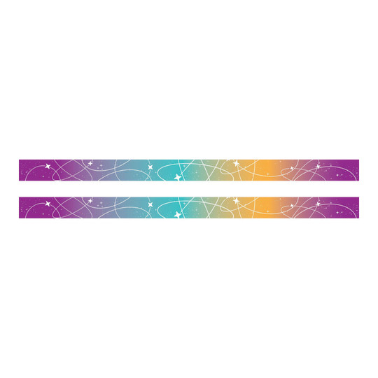 Cosmos Classroom Border Trim, 24 Strips, 2-Pack