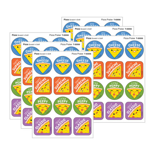 Pizza Scent Scratch-and-Sniff Reward Stickers, 288 Count