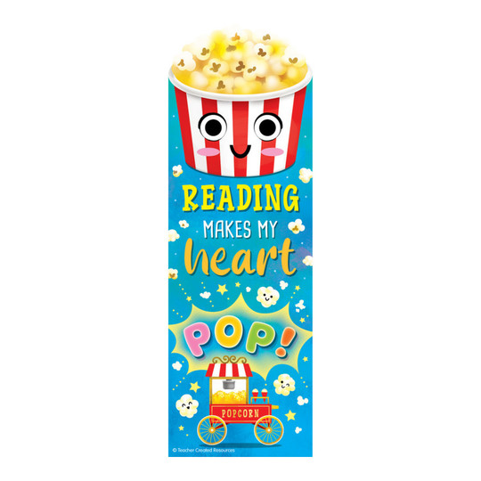 Popcorn Scented Bookmarks, 30-Pack