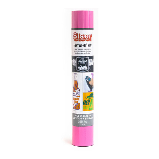 Easyweed Heat Transfer Vinyl, 36 in., Bubble Gum