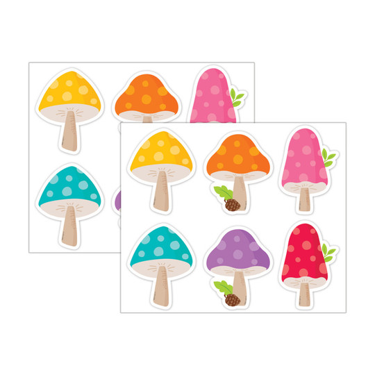 Mushroom Designer Cut-Outs, 2 Packs