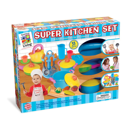 Young Chef Super Kitchen 33-Piece Playset