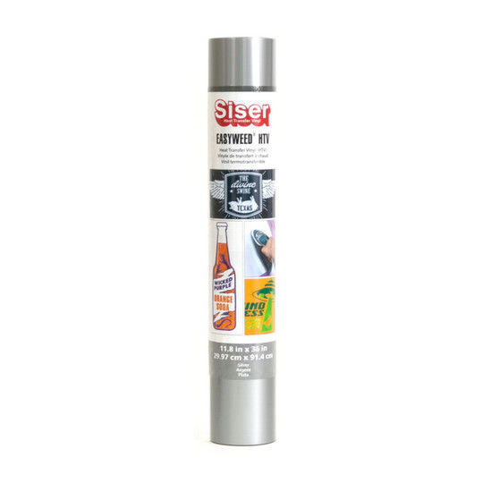 Silver Heat Transfer Vinyl, 36 in.