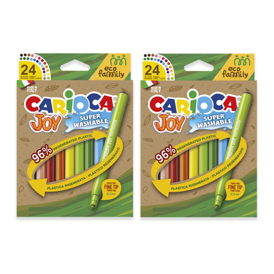 Fine Tip Washable Felt Tip Pens, Assorted Colors, 48 Count