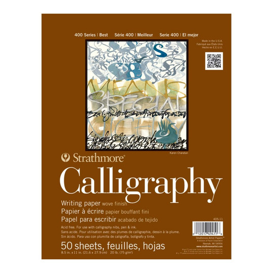 400 Series Calligraphy Paper Pad, 8.5 x 11, 50 Sheets