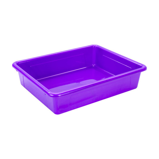 Purple Letter-Size Flat Storage Trays, Pack of 5