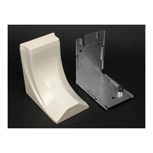 White fiber-ready transition/feed fitting for V2400 to 2600 raceways