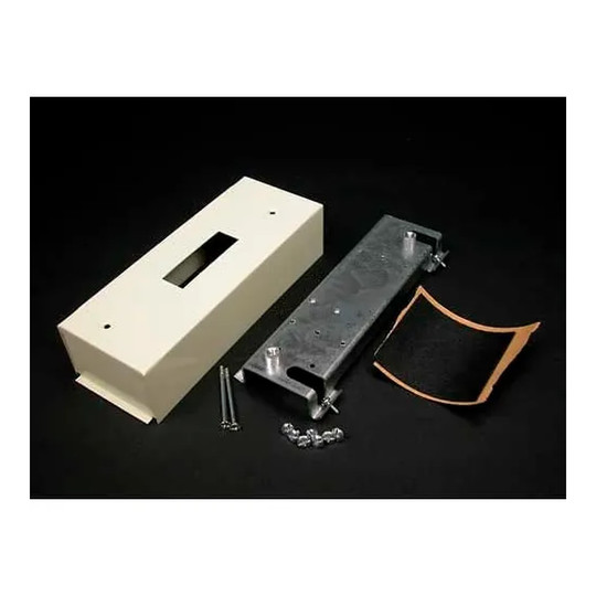 Gray circuit breaker housing with removable cover