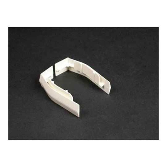 Ivory 5/8-inch raceway base seam clip