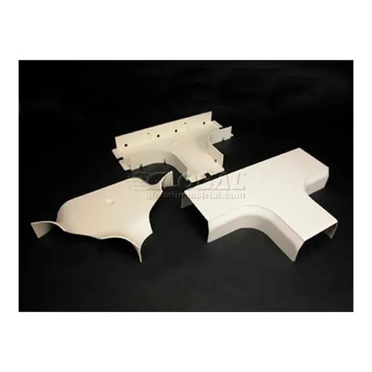White 2-inch FiberReady tee fitting for raceway applications
