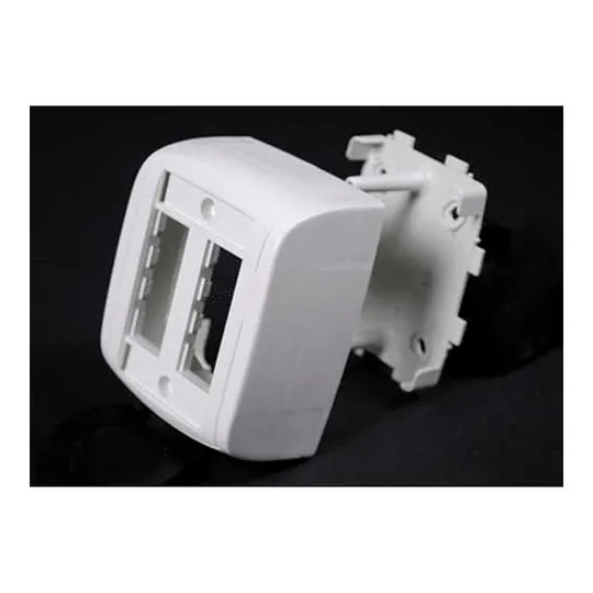 White four-module data box