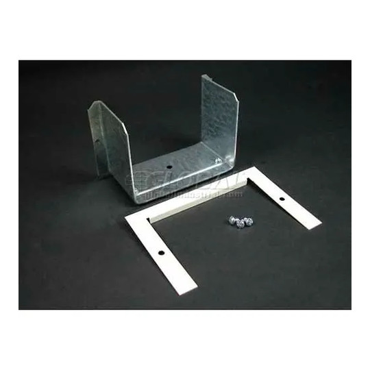 Gray panel connector with baked enamel finish
