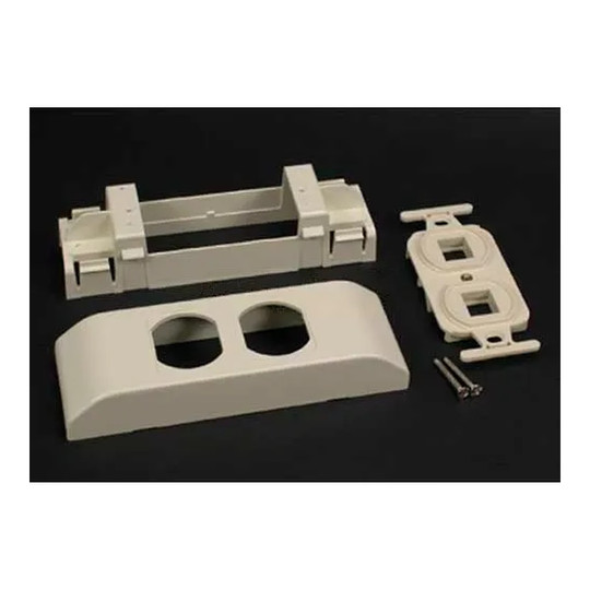 Tan steel device bracket and frame for raceway installations