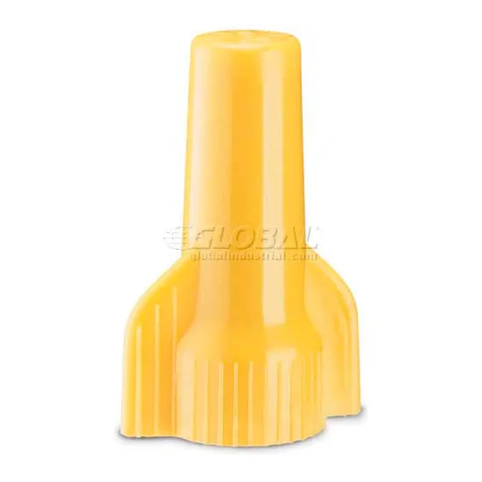Yellow wing-type wire connectors