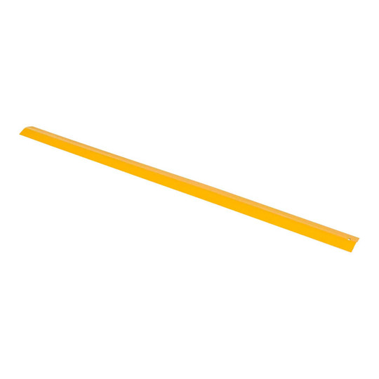 Yellow aluminum hose and cable crossover ramp