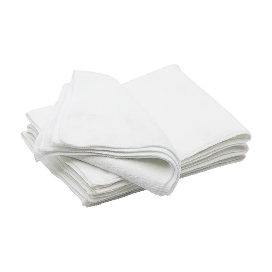 Pack of washable thermofiber replacement cloths for vapor steam cleaner brushes