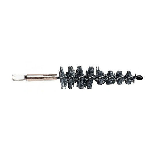 Dual-diameter enhanced tube cleaning brush with quick connect for 1 inch ID tubes