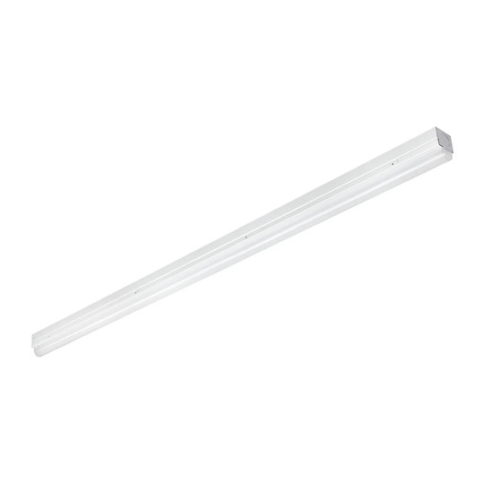 White 48.8-inch LED strip light fixture with integrated cool white lighting