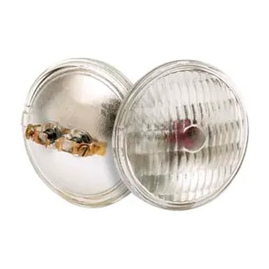 Clear PAR36 30W sealed beam spot lamp with screw terminal base