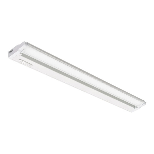 White 30-inch swivel LED undercabinet light with selectable color temperature