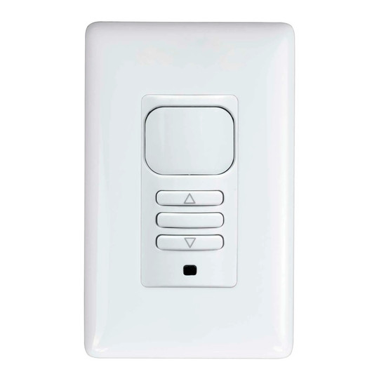 White PIR 0–10V dimming wall switch occupancy sensor