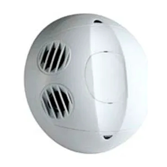 White ceiling-mount ultrasonic occupancy sensor