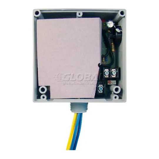 Enclosed internal AC current sensor relay with 20A 3PST 24VAC/DC operation