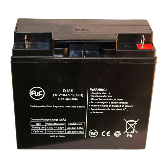 12V 18Ah sealed AGM replacement battery for compatible Generac 7500 EXL portable generators