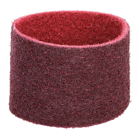 Very fine aluminum oxide cloth mesh sanding belt, 3-1/2 by 15-1/2 inches