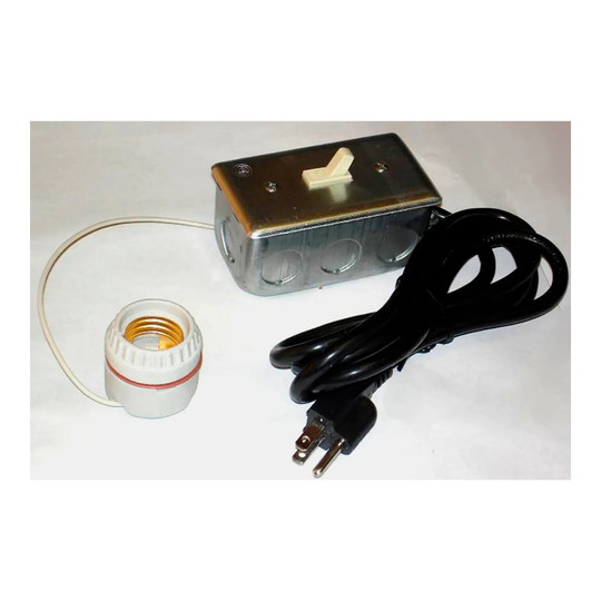 Economy light kit for compatible benchtop cabinet blasters