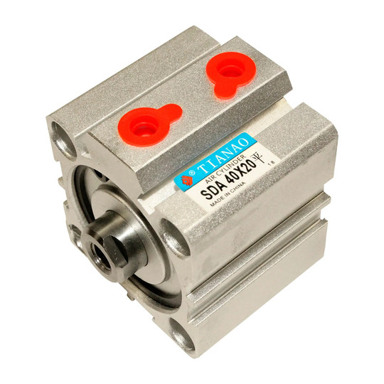 Silver replacement air cylinder for compatible blasting cabinet