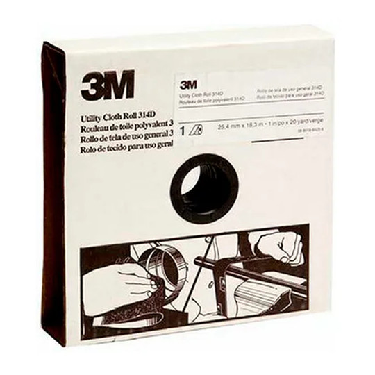 Maroon P400 aluminum oxide utility cloth roll