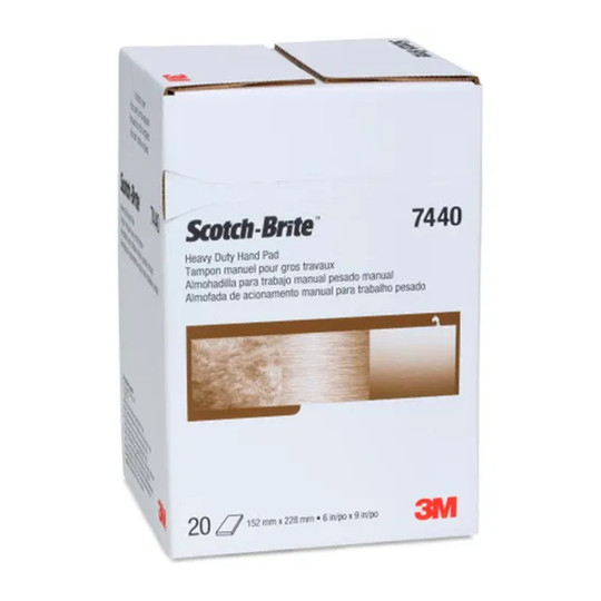 Brown heavy duty hand sanding pad