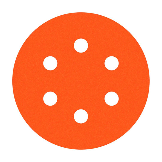 Orange 3-inch 120-grit film sanding disc