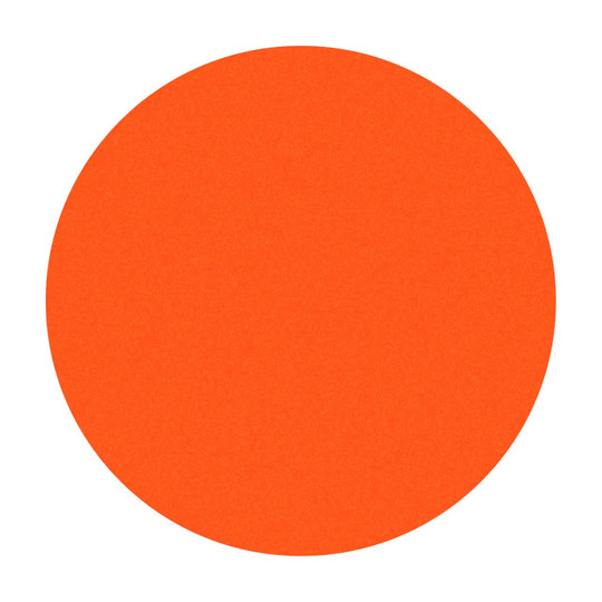 Orange 3-inch 80-grit hook-and-loop film sanding disc