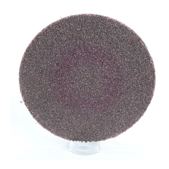 Yellow 2-inch 80-grit aluminum oxide TR quick change disc