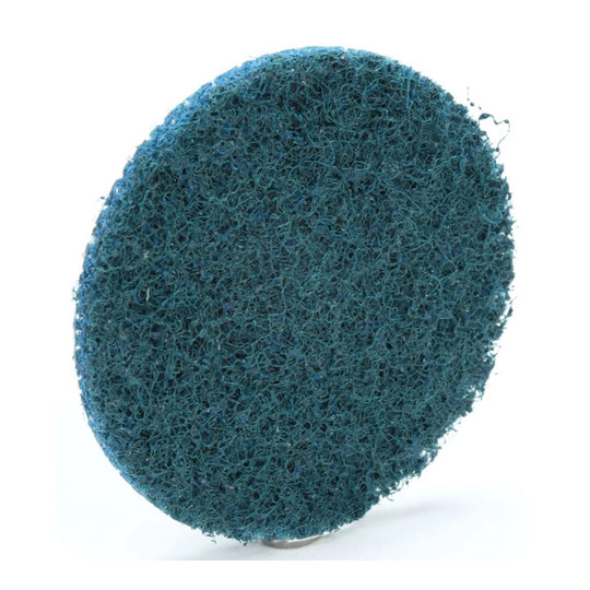 Blue 2 inch very fine aluminum oxide quick-change surface conditioning disc