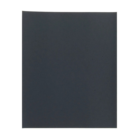 Black 9 x 11 inch 400-grit silicon carbide waterproof sandpaper sheet