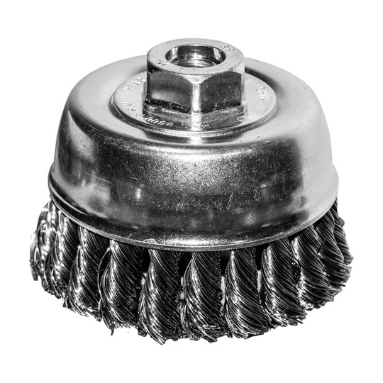 6-inch knot steel cup brush for angle grinder