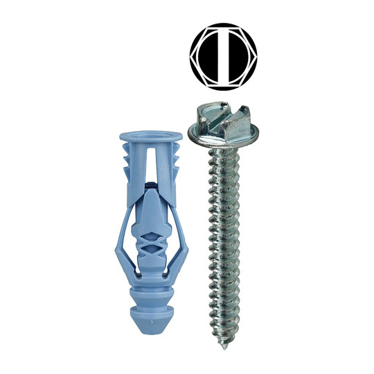 Triple Grip anchor kit with #10 combo hex head screws