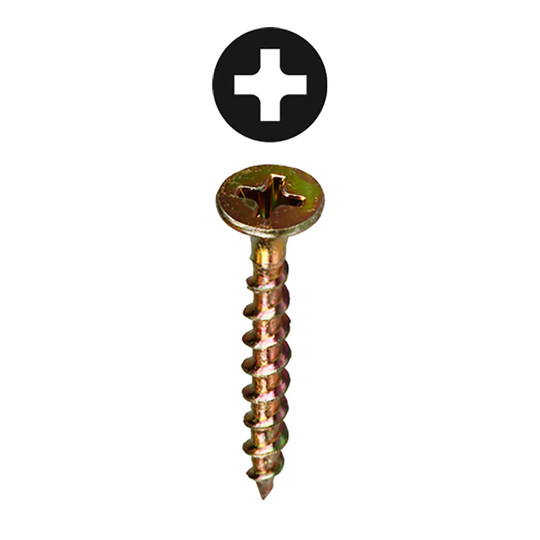 Six-compartment #6 wood rocket screw kit with assorted screw lengths