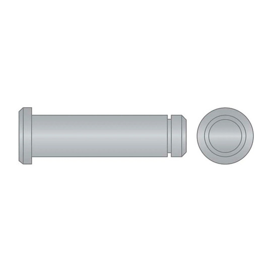 1/4 in. x 2-1/4 in. grooved 18-8 stainless steel clevis pin