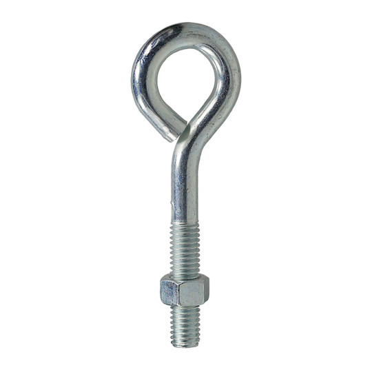 1/4 in.-20 x 4 in. eye bolt with circular eye and hex nut