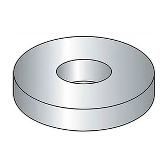 Steel zinc USS flat washer with 5/8 inch inside diameter