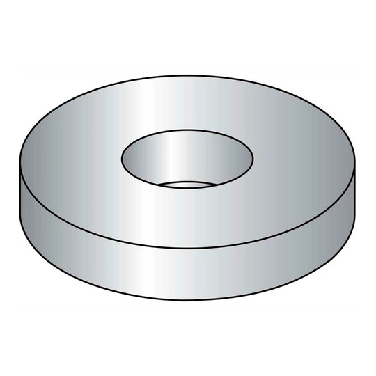 18-8 stainless steel flat washer, 1/4 inch by 5/8 inch by 0.045 inch