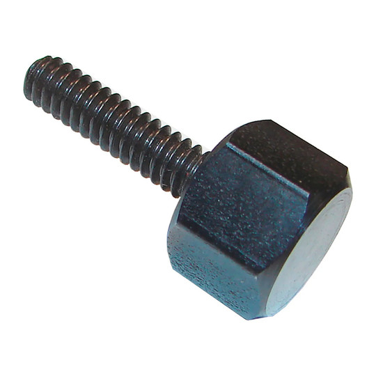 Steel #4-40 hex head thumb screw with 1/2 inch thread